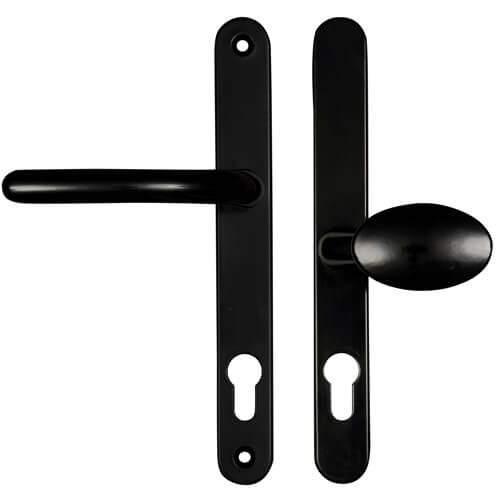 Balmoral Lever Moveable Pad UPVC Multipoint Door Handles - 92mm/62mm PZ Sprung 212mm Screw Centres