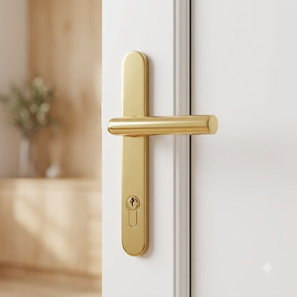 Balmoral Lever Moveable Pad UPVC Multipoint Door Handles - 92mm/62mm PZ Sprung 212mm Screw Centres