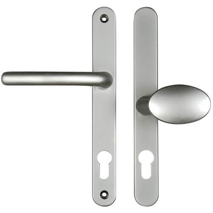Balmoral Lever Moveable Pad UPVC Multipoint Door Handles - 92mm/62mm PZ Sprung 212mm Screw Centres