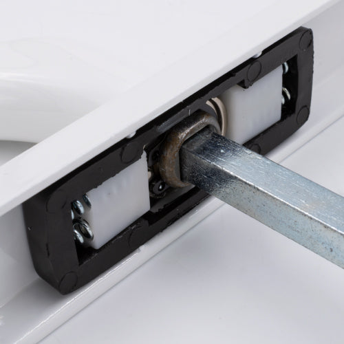 Balmoral Lever Moveable Pad UPVC Multipoint Door Handles - 92mm/62mm PZ Sprung 212mm Screw Centres