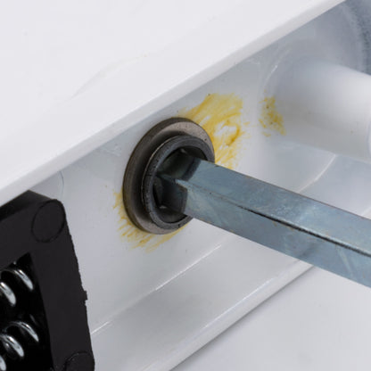 Balmoral Lever Moveable Pad UPVC Multipoint Door Handles - with Snib 92mm/62mm Sprung 212mm Screw Centres