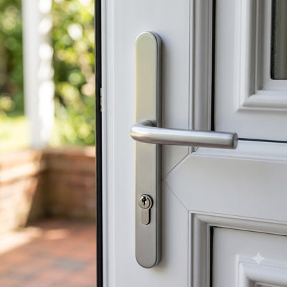 Universal Lever Lever UPVC Multipoint Door Handles - 92mm PZ Sprung 265mm Screw Centres