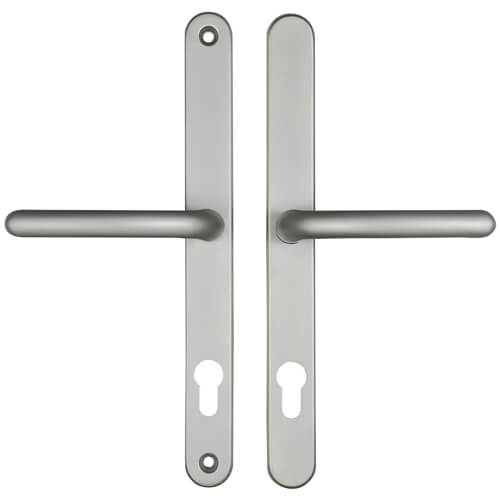 Universal Lever Lever UPVC Multipoint Door Handles - 92mm PZ Sprung 265mm Screw Centres