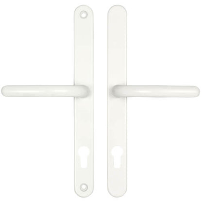 Universal Lever Lever UPVC Multipoint Door Handles - 92mm PZ Sprung 265mm Screw Centres