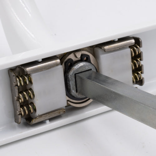 Universal Lever Lever UPVC Multipoint Door Handles - 92mm PZ Sprung 265mm Screw Centres