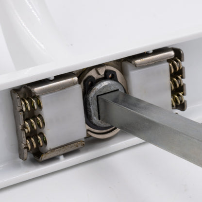 Universal Lever Lever UPVC Multipoint Door Handles - 92mm PZ Sprung 265mm Screw Centres