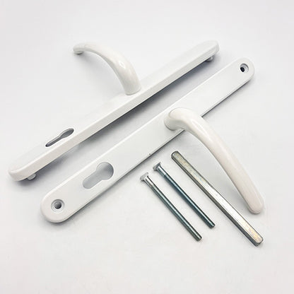 Universal Lever Lever UPVC Multipoint Door Handles - 92mm PZ Sprung 265mm Screw Centres