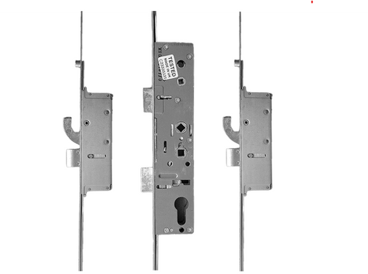 3 Lever Operated Latch & Deadbolt 92/62 Twin Spindle 2 Hook 2 Anti Lift Bolts & 2 Rollers