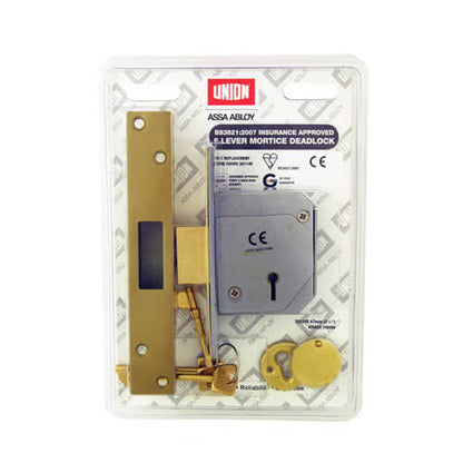 3G114E British Standard 5 Lever Mortice Deadlock