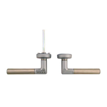 Codehandle Digital Lever on round Rose Furniture