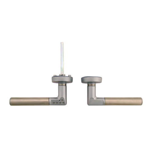 Codehandle Digital Lever on round Rose Furniture