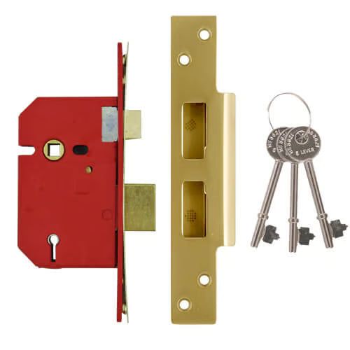 2234E British Standard 5 Lever Mortice Sashlock