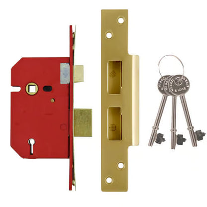2234E British Standard 5 Lever Mortice Sashlock