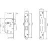 2234E British Standard 5 Lever Mortice Sashlock