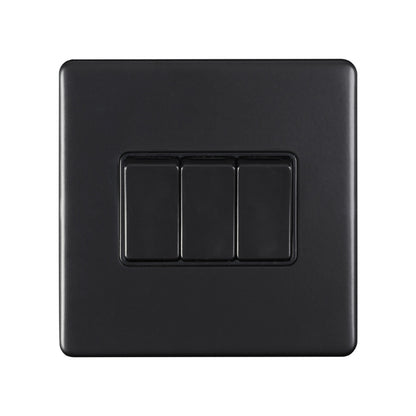 Concealed 3mm 3 Gang Switch