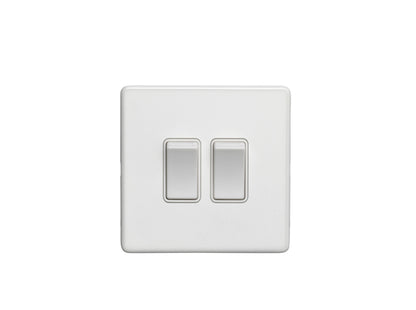 Concealed 3mm 2 Gang Switch