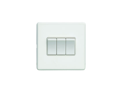 Concealed 3mm 3 Gang Switch
