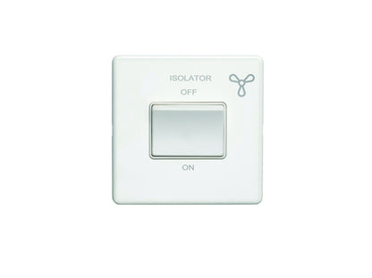 Concealed 3mm Fan Isolator Switch