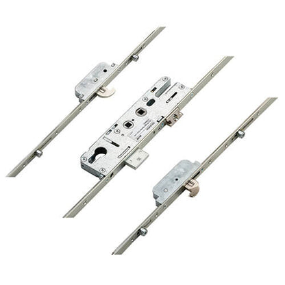 Latch Deadbolt 2 Hooks 4 Rollers Double Spindle Multipoint Door Lock - Shootbolt Compatible