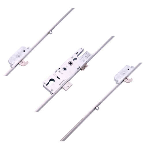 Latch Deadbolt 2 Hooks 4 Rollers Double Spindle Multipoint Door Lock