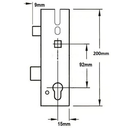 H500 MVD500 Elite Genuine Multipoint Gearbox - Lift Lever