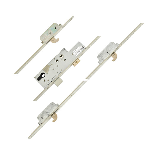 Latch Deadbolt 3 Hooks Key Wind Multipoint Door Lock