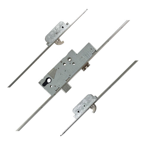 Latch Deadbolt 2 Hooks Key Wind Multipoint Door Lock