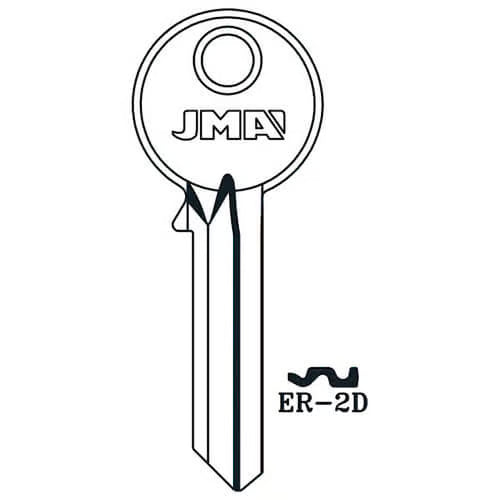 ER-2D Era 6 Pin Cylinder Key Blank