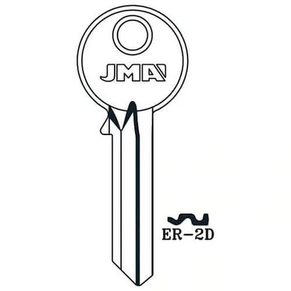 ER-2D Era 6 Pin Cylinder Key Blank