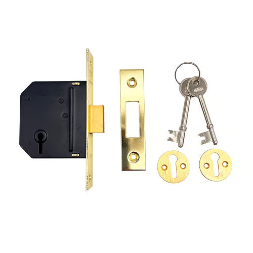 Essential 3 Lever Mortice Deadlock