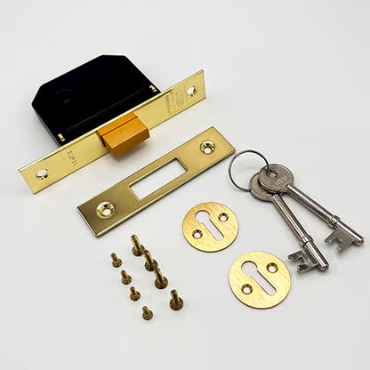 Essential 3 Lever Mortice Deadlock