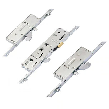 Latch 3 Hooks 2 Anti Lift Pins 3 Rollers Multipoint Door Lock - Option 1 (top hook to spindle = 588mm)