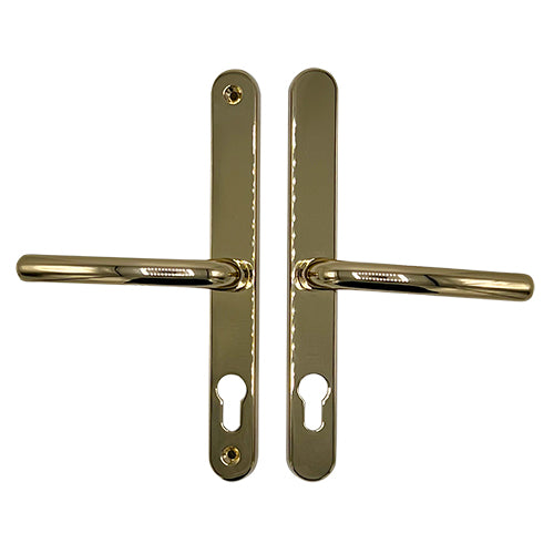 Lever UPVC Multipoint Door Handles - Without Snib 68mm PZ Sprung 215mm Screw Centres