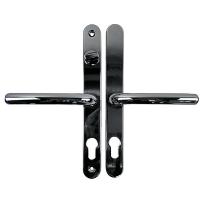 Lever UPVC Multipoint Door Handles - With Snib 68mm PZ Sprung 215mm Screw Centres