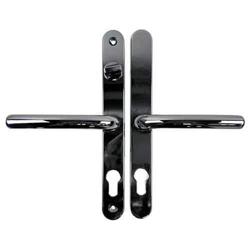 Lever UPVC Multipoint Door Handles - With Snib 68mm PZ Sprung 215mm Screw Centres