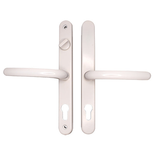Lever UPVC Multipoint Door Handles - With Snib 68mm PZ Sprung 215mm Screw Centres
