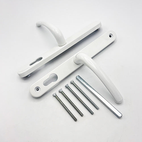 Lever UPVC Multipoint Door Handles - Without Snib 68mm PZ Sprung 215mm Screw Centres
