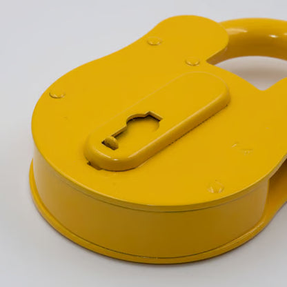 FB14 Open Shackle Yellow Contract Padlock