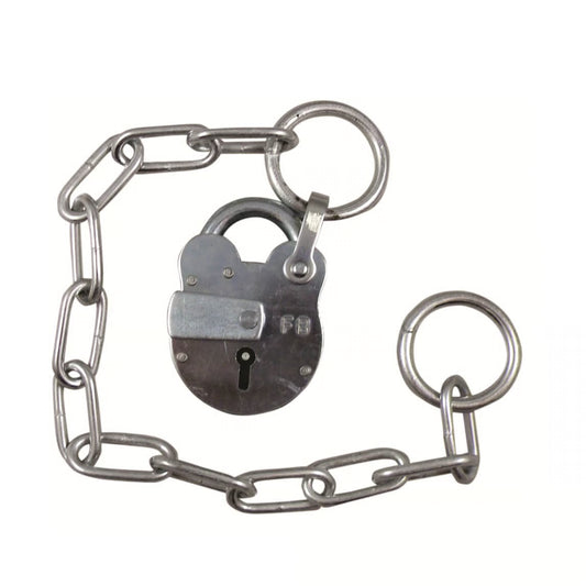 FB1 Open Shackle Galvanised Padlock with Chain