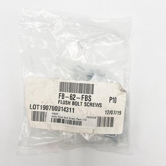 Flush Bolt Screw Pack (10)
