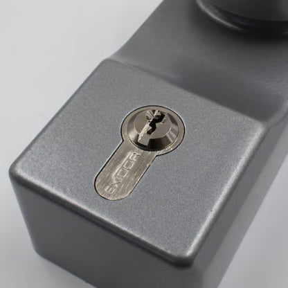 FD302 Outside Access Device - Knob Handle with Euro Cylinder - For Timber or Metal Doors