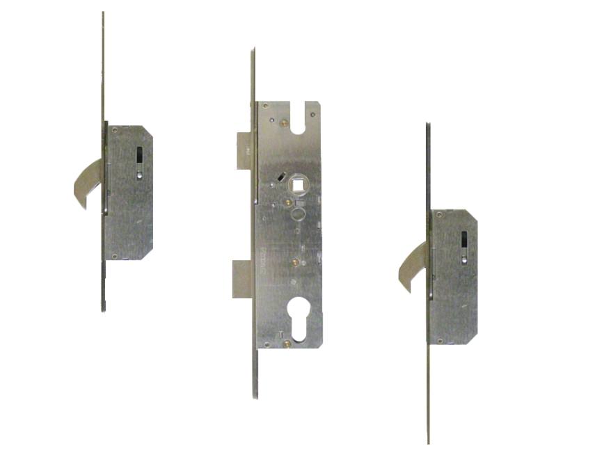 Cobra Lever Operated Latch & Deadbolt Single Spindle - 2 Hook