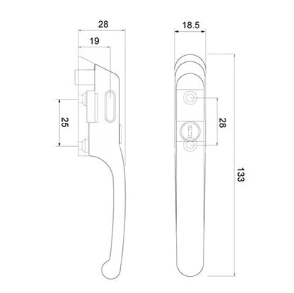 Craftsman Locking Casement Window Handles