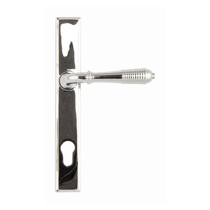 Reeded Lever/Lever Multipoint Door Handles - 92mm PZ Sprung 212mm Screw Centres (LEAD TIME: 2-3 DAYS)