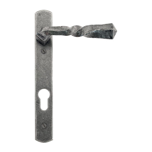 Narrow Lever/Lever Multipoint Door Handles - 92mm PZ Sprung 123mm Screw Centres (LEAD TIME: 2-3 DAYS)