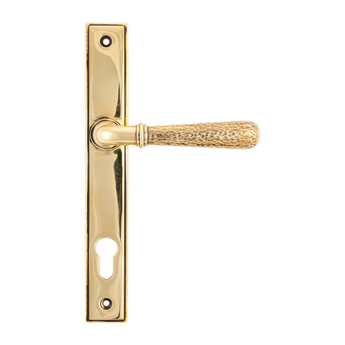 Hammered Lever/Lever Multipoint Door Handles - 92mm PZ Sprung 212mm Screw Centres (LEAD TIME: 2-3 DAYS)