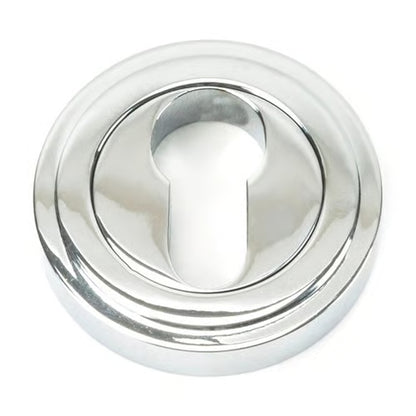 Round Euro Escutcheon - Art Deco (LEAD TIME: 2-3 DAYS)