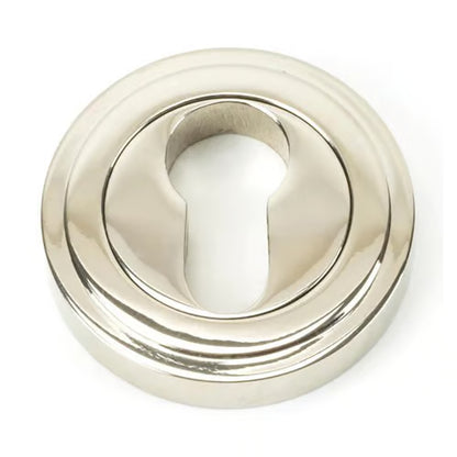 Round Euro Escutcheon - Art Deco (LEAD TIME: 2-3 DAYS)