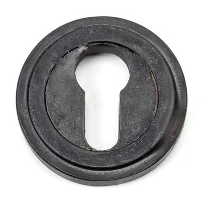 Round Euro Escutcheon - Art Deco (LEAD TIME: 2-3 DAYS)