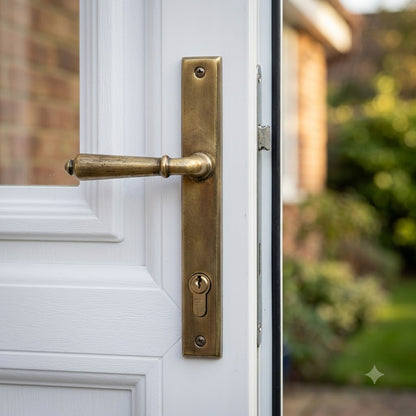 Newbury Lever Multipoint Door Handles - 92mm PZ Sprung 212mm Screw Centres (LEAD TIME: 2-3 DAYS)